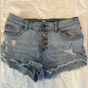 Billabong Girls Jean Shorts Size 12